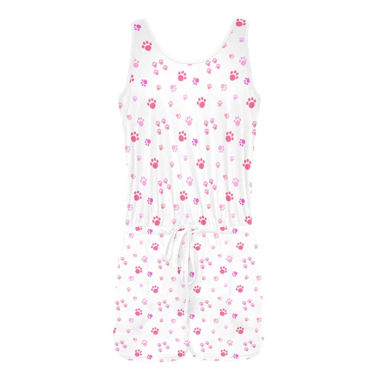 Pink Paws Vest Short Jumpsuit (Sets 15) - Clothing - Epileptic Al’s Shop