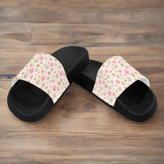 Pink Paws Women's Slide Sandals - Shoes - Epileptic Al’s Shop