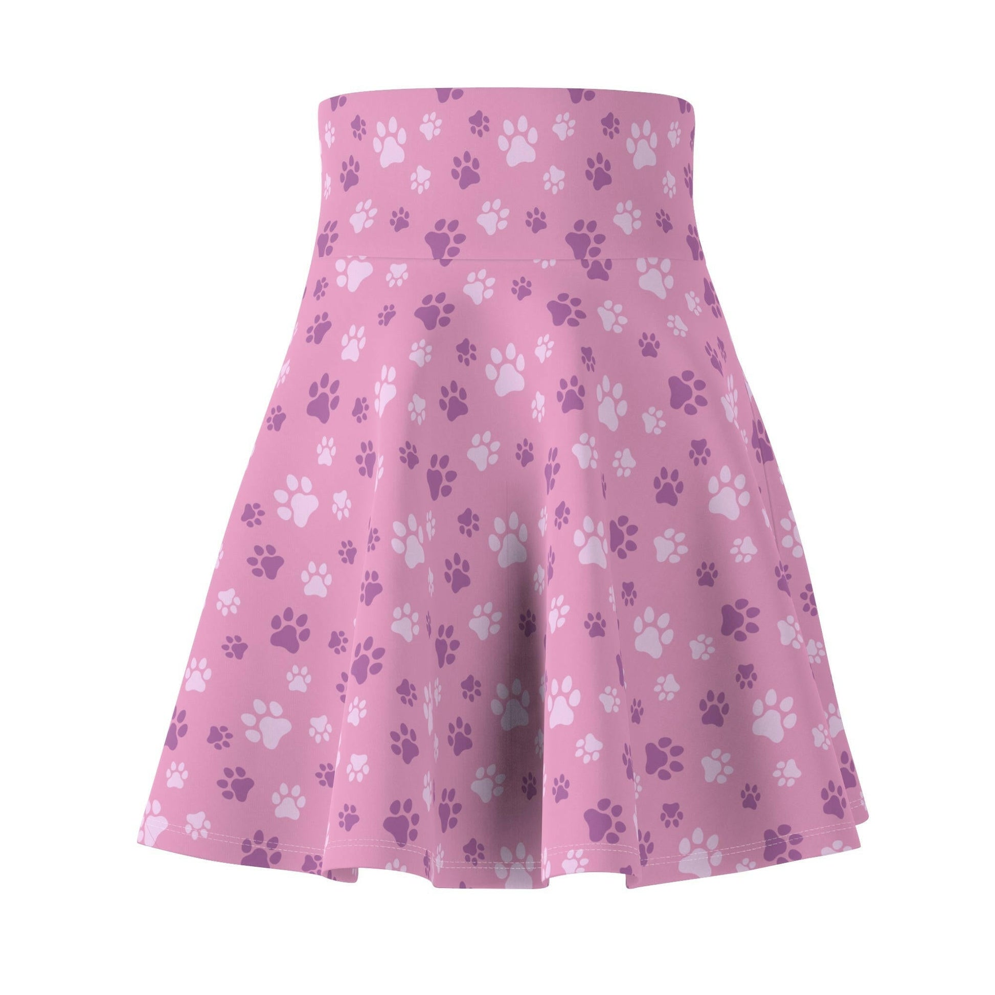 Pinky Paws Women's Skater Skirt - All Over Prints - Epileptic Al’s Shop