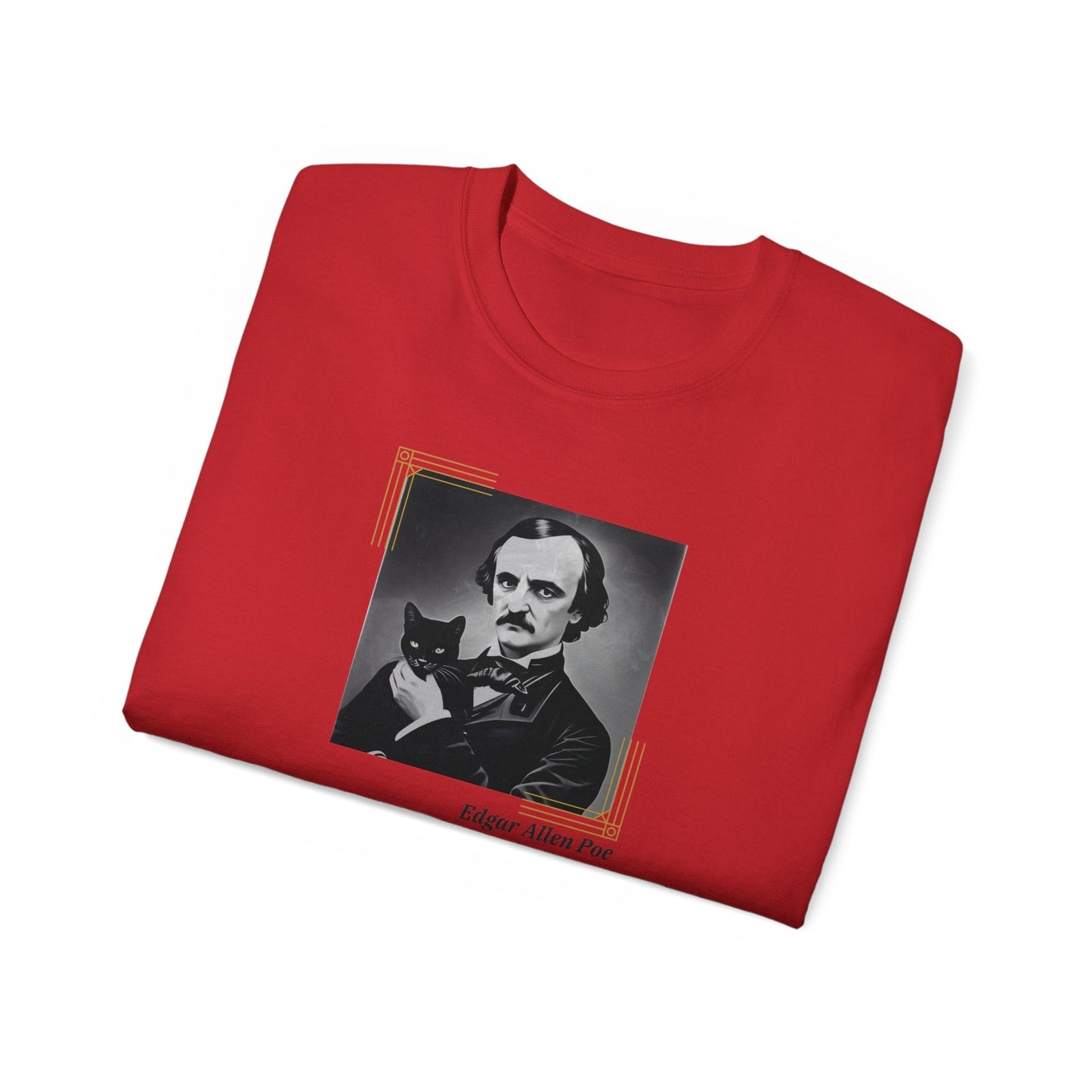 Poe Cat Unisex Ultra Cotton Tee - T - Shirt - Epileptic Al’s Shop