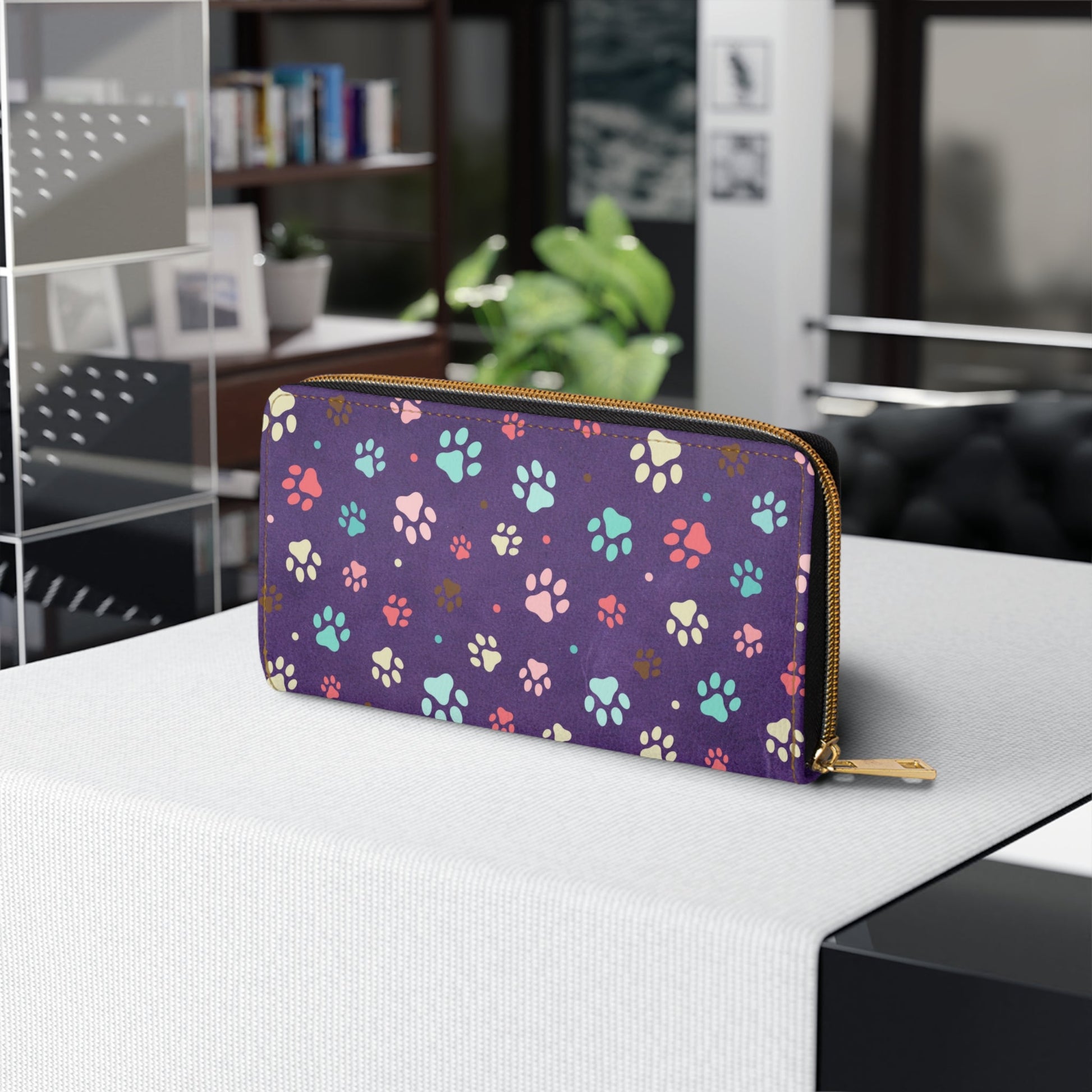 Pretty in Purple Zipper Wallet - Accessories - Epileptic Al’s Shop