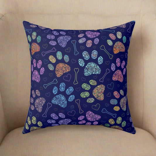 Pretty in Purrple Square Pillow - Home Decor - Epileptic Al’s Shop