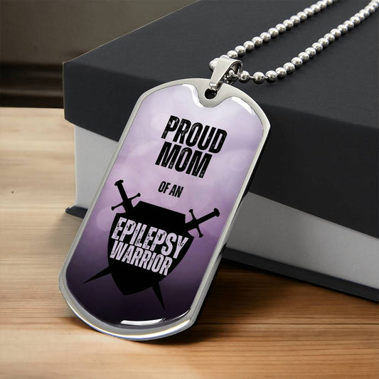 Proud Mom Dog Tag Necklace - Jewelry - EpiAl's Shop