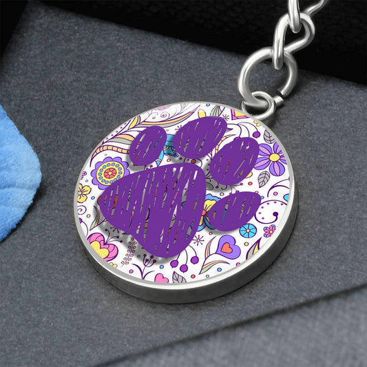 Psychedelic Paw Keychain - Jewelry - Epileptic Al’s Shop