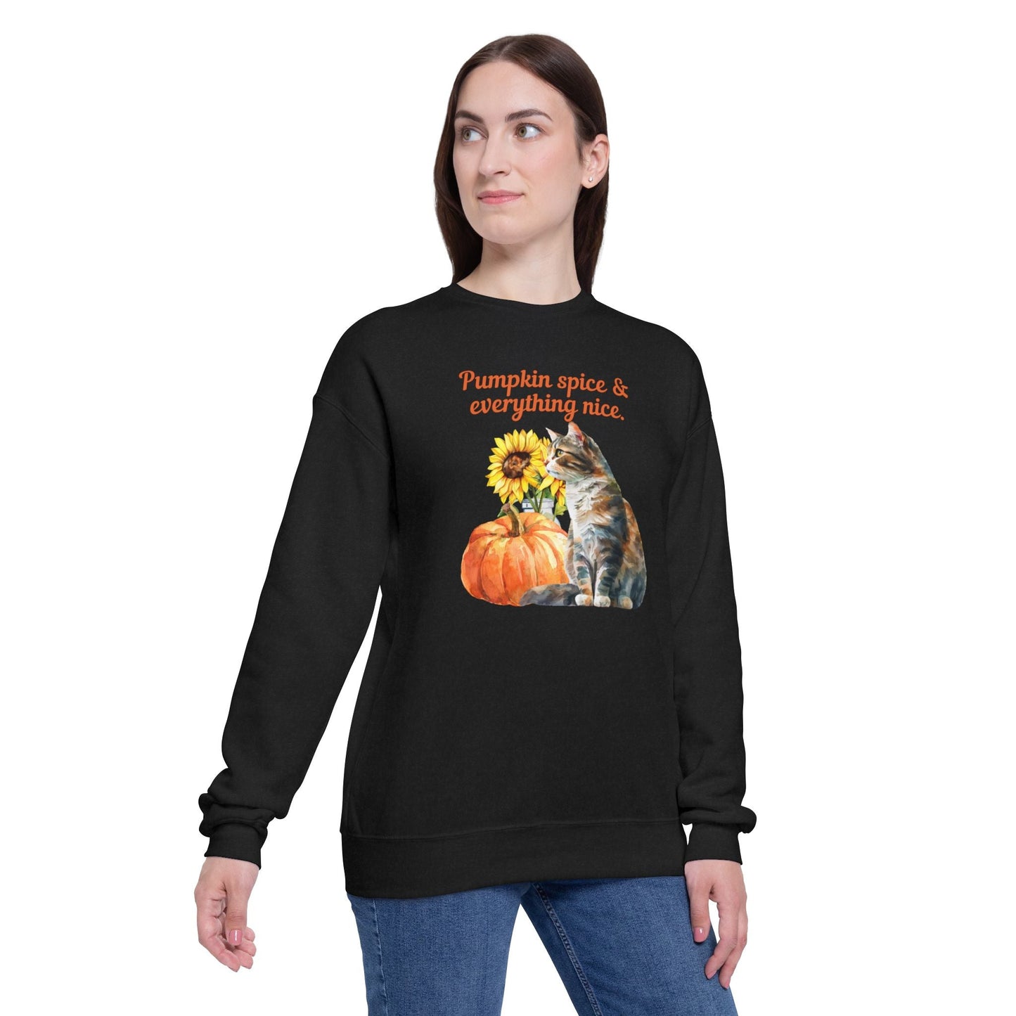 Pumpkin Spice Unisex Drop Shoulder Sweatshirt - Sweatshirt - Epileptic Al’s Shop