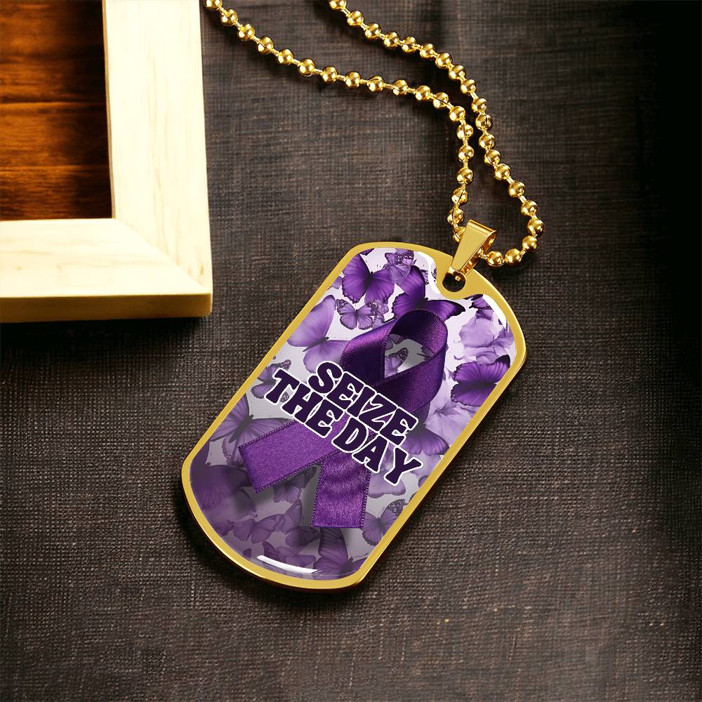 Purple Butterflies Necklace - Jewelry - Epileptic Al’s Shop