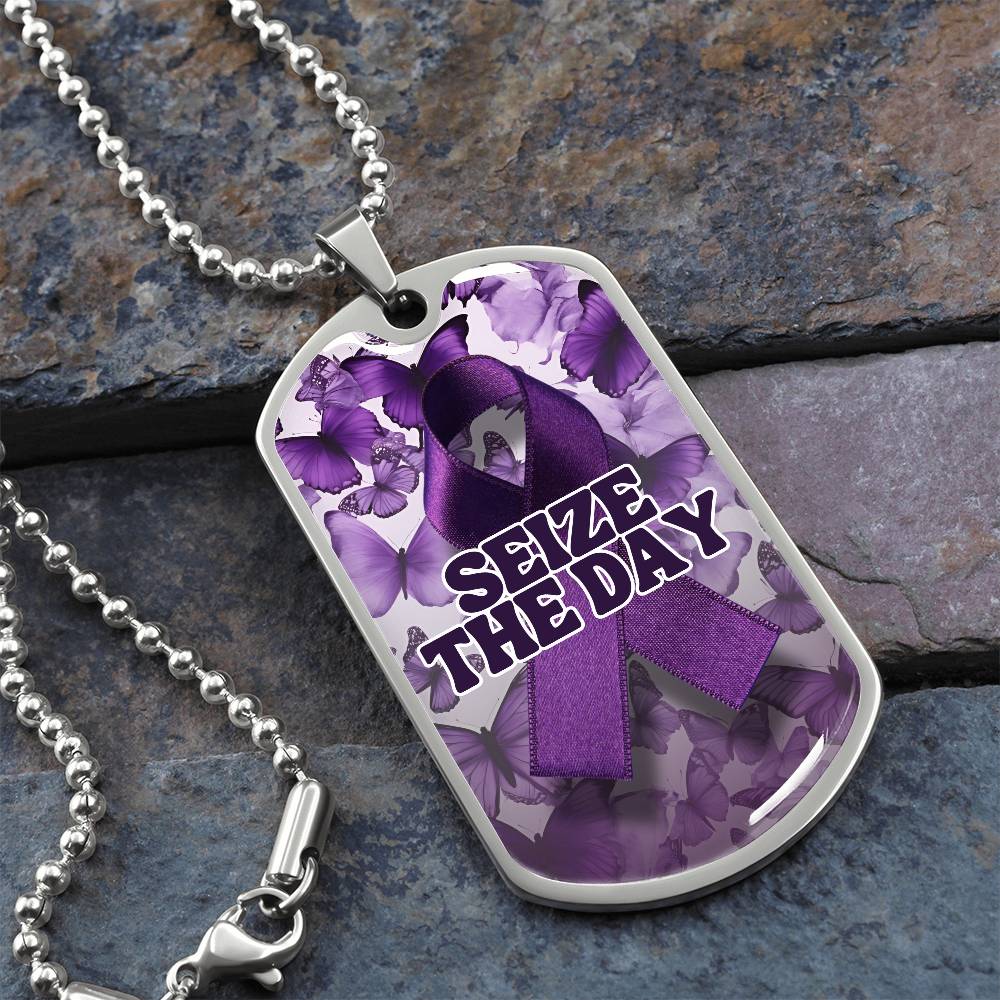 Purple Butterflies Necklace - Jewelry - Epileptic Al’s Shop