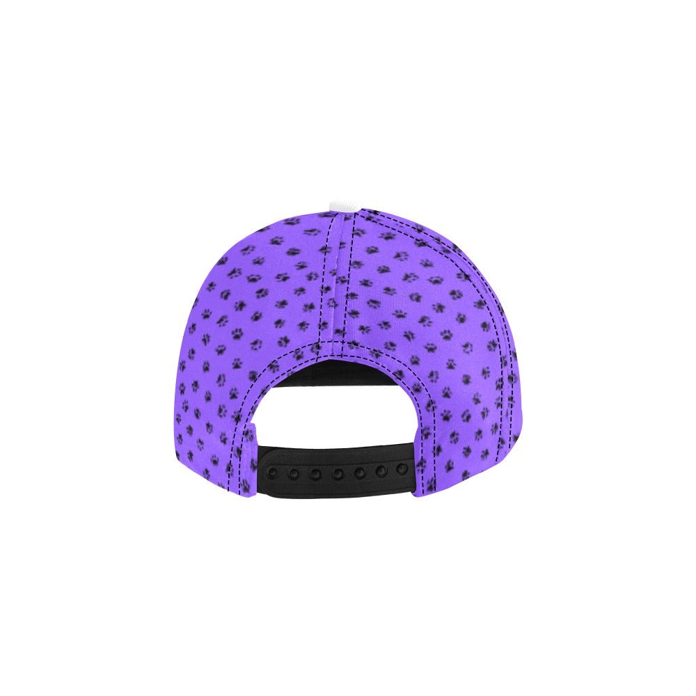 Purple Kitty Paws Snapback Cap - Hats - Epileptic Al’s Shop