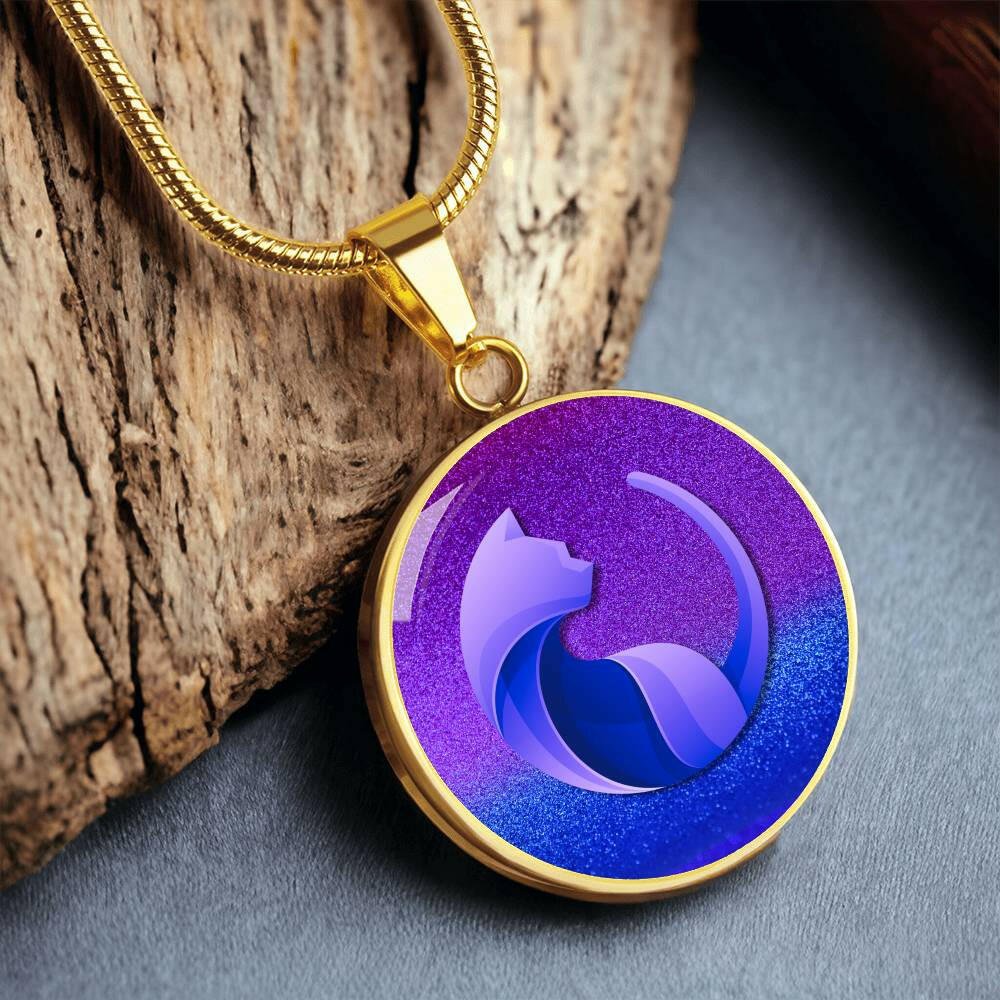 Purple Round Cat - Jewelry - Epileptic Al’s Shop