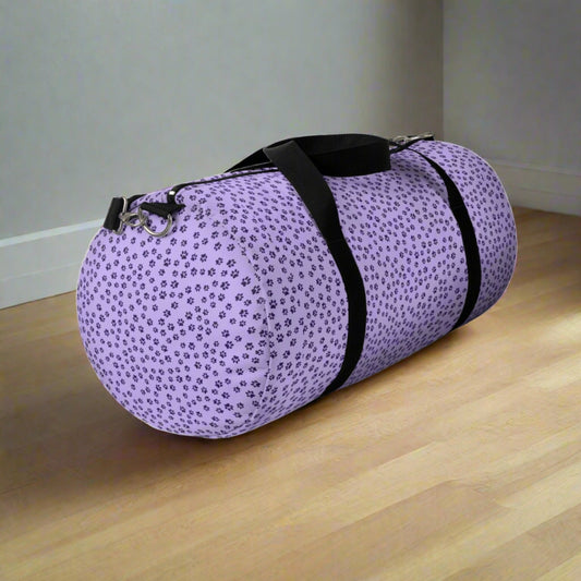 Purrrple Tiny Paws Duffel Bag - Bags - Epileptic Al’s Shop