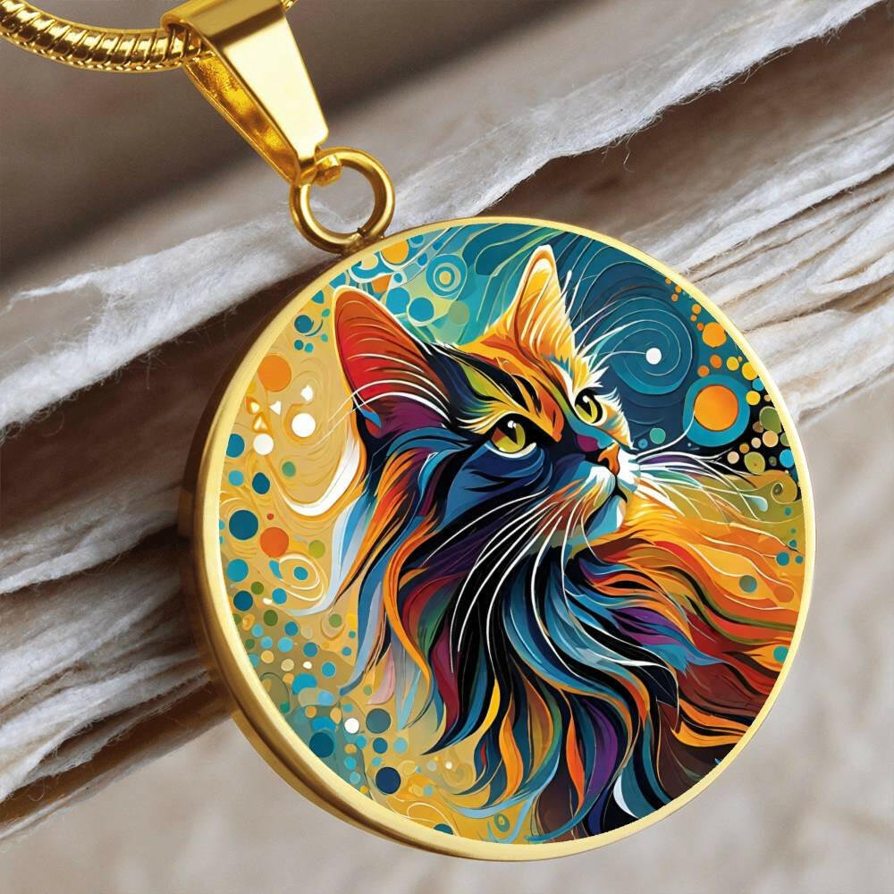 Rainbow Kitty Necklace - Jewelry - Epileptic Al’s Shop