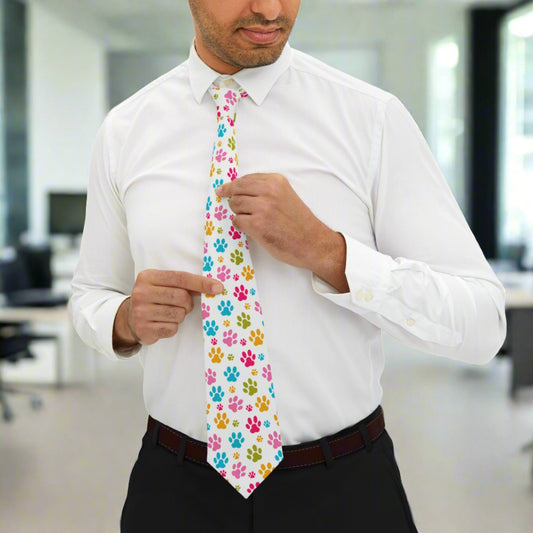 Rainbow Paws Necktie - Accessories - Epileptic Al’s Shop