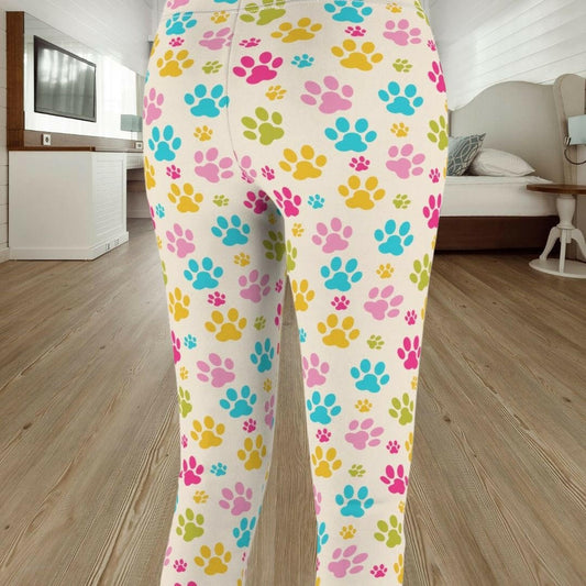 Rainbow Paws Women's Cut & Sew Casual Legging - All Over Prints - Epileptic Al’s Shop