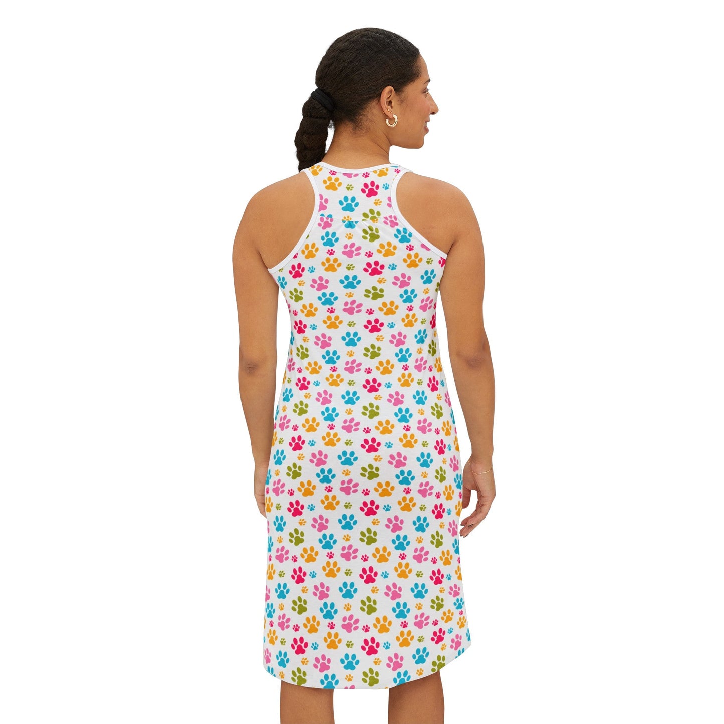 Rainbow Paws Women's Racerback Dress - Tank Top - Epileptic Al’s Shop