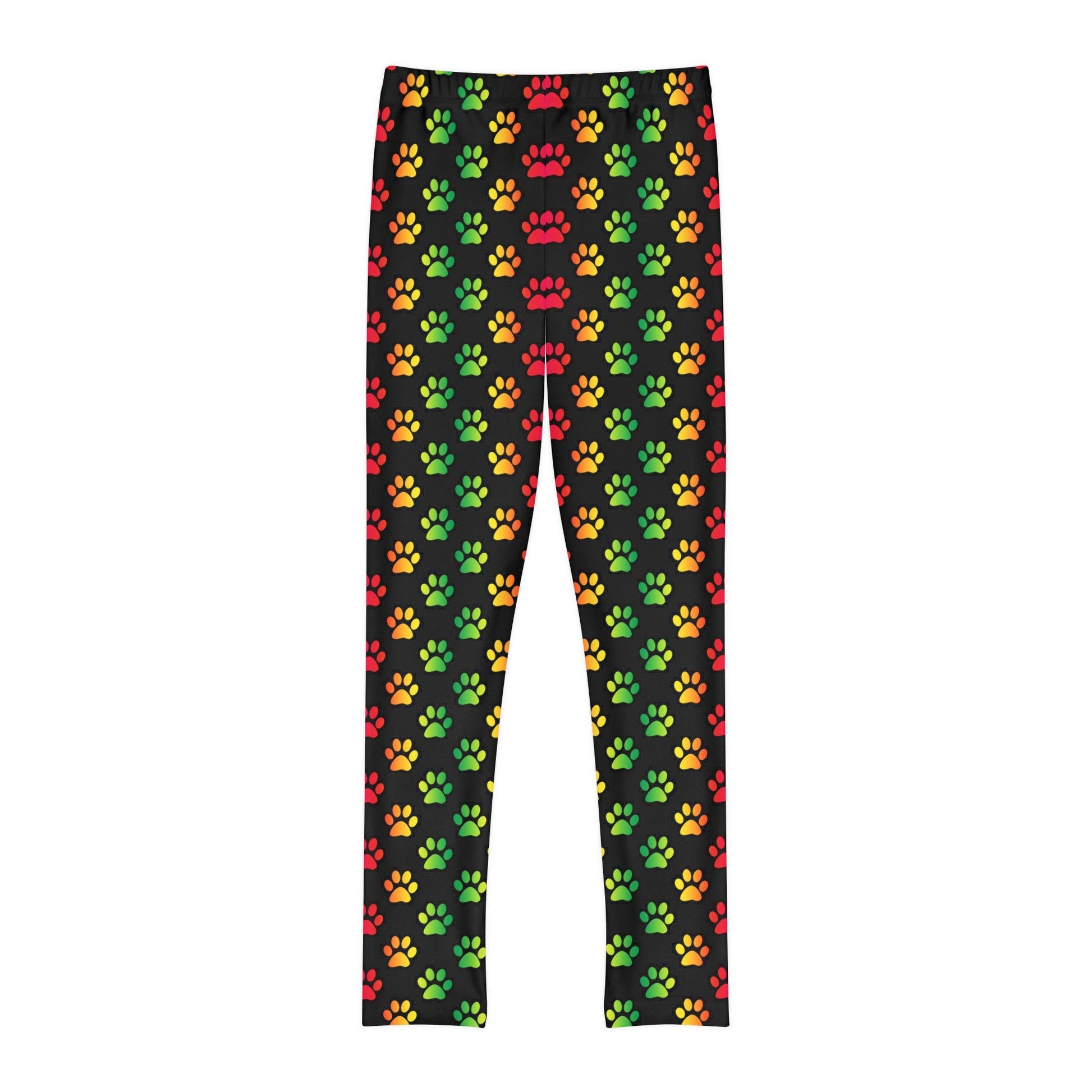 Rainbow Paws Youth Full - Length Leggings - All Over Prints - Epileptic Al’s Shop