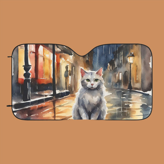 Rainy Day Cat Car Sun Shades - Accessories - Epileptic Al’s Shop