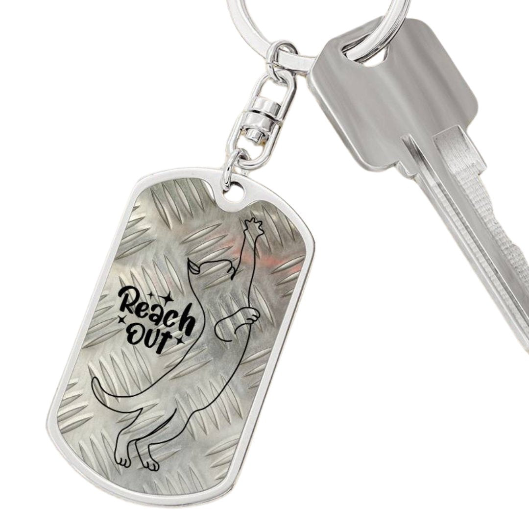 Reach Out Keychain - Jewelry - Epileptic Al’s Shop