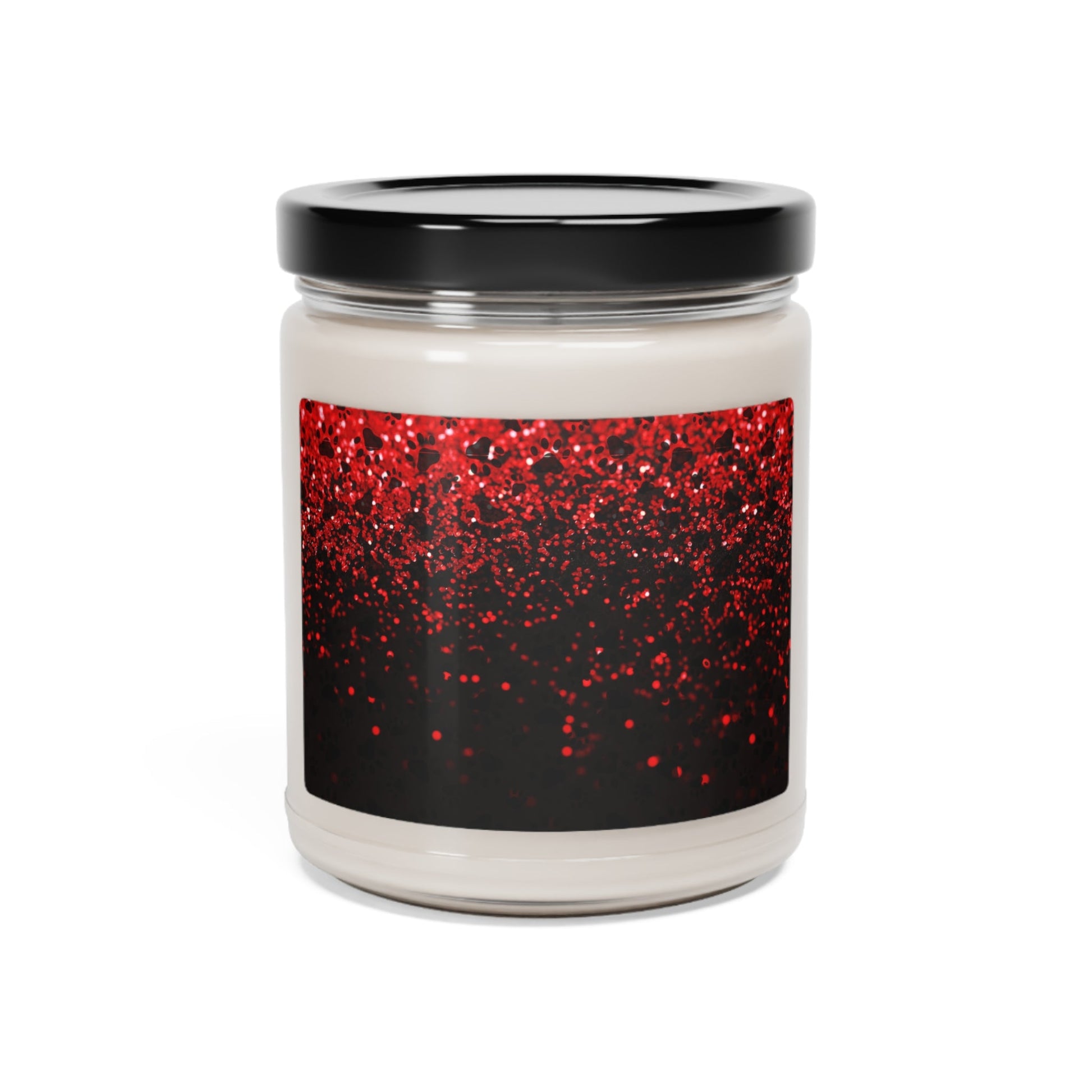 Red Glitter Scented Soy Candle, 9oz - Home Decor - Epileptic Al’s Shop