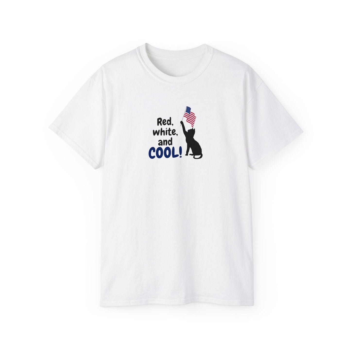 Red White & Blue Unisex Ultra Cotton Tee - T - Shirt - Epileptic Al’s Shop