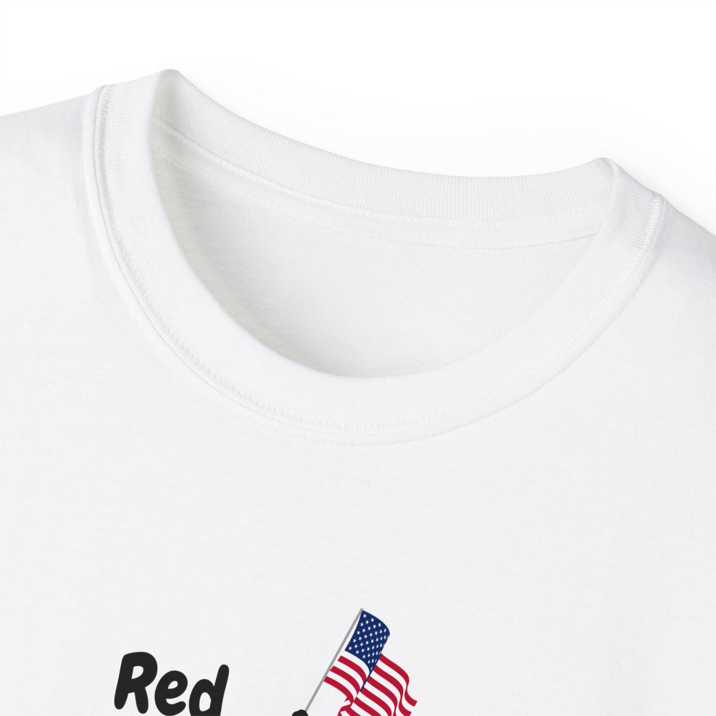 Red White & Blue Unisex Ultra Cotton Tee - T - Shirt - Epileptic Al’s Shop