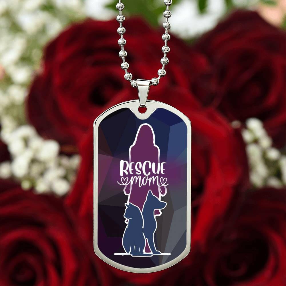 Rescue Mom Necklace - Jewelry - Epileptic Al’s Shop