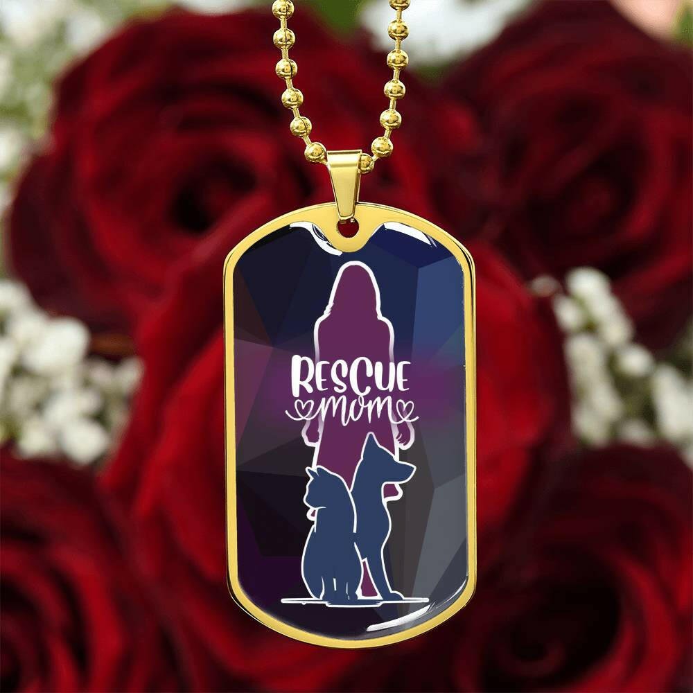 Rescue Mom Necklace - Jewelry - Epileptic Al’s Shop