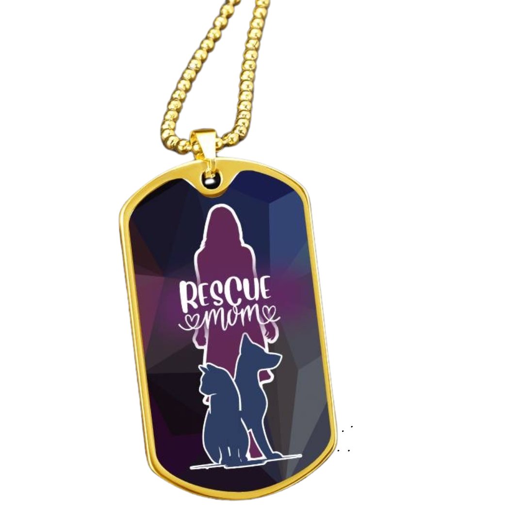 Rescue Mom Necklace - Jewelry - Epileptic Al’s Shop