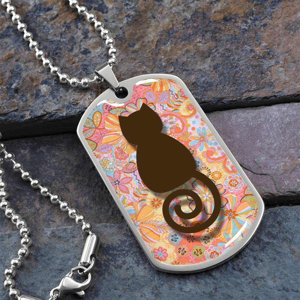 Retro Curly Cat Necklace - Jewelry - Epileptic Al’s Shop