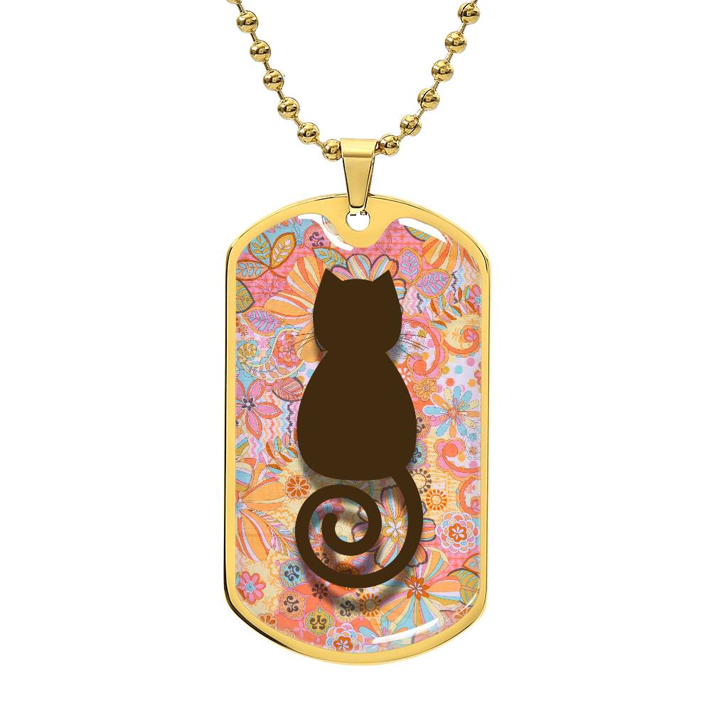 Retro Curly Cat Necklace - Jewelry - Epileptic Al’s Shop