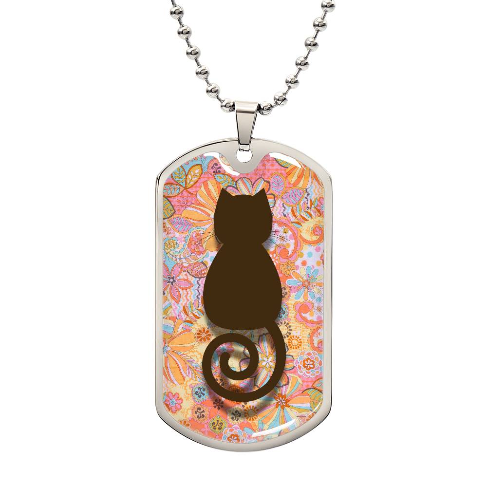 Retro Curly Cat Necklace - Jewelry - Epileptic Al’s Shop