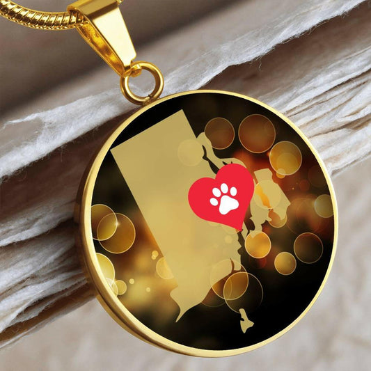 Rhode Island luvs Cats Necklace - Jewelry - Epileptic Al’s Shop