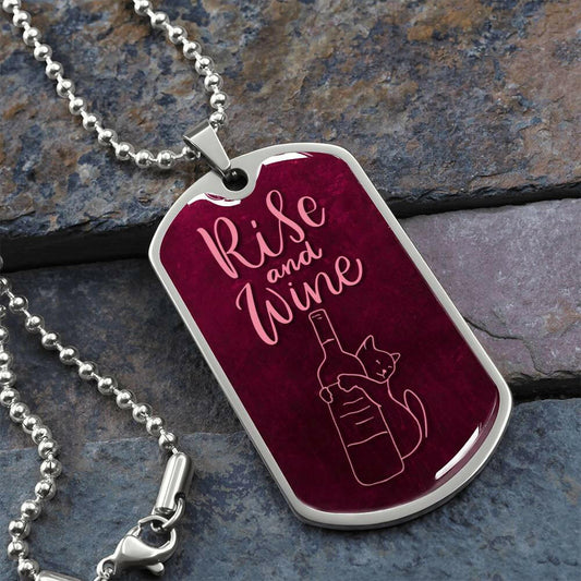 Rise & Wine Necklace - Jewelry - Epileptic Al’s Shop