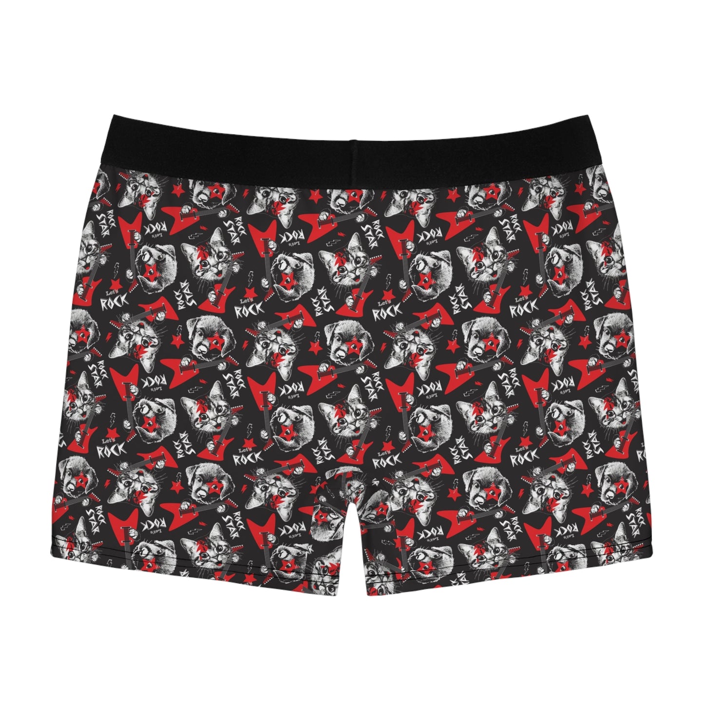 Rock Star Cat Men's Boxer Briefs - Clothing - Epileptic Al’s Shop