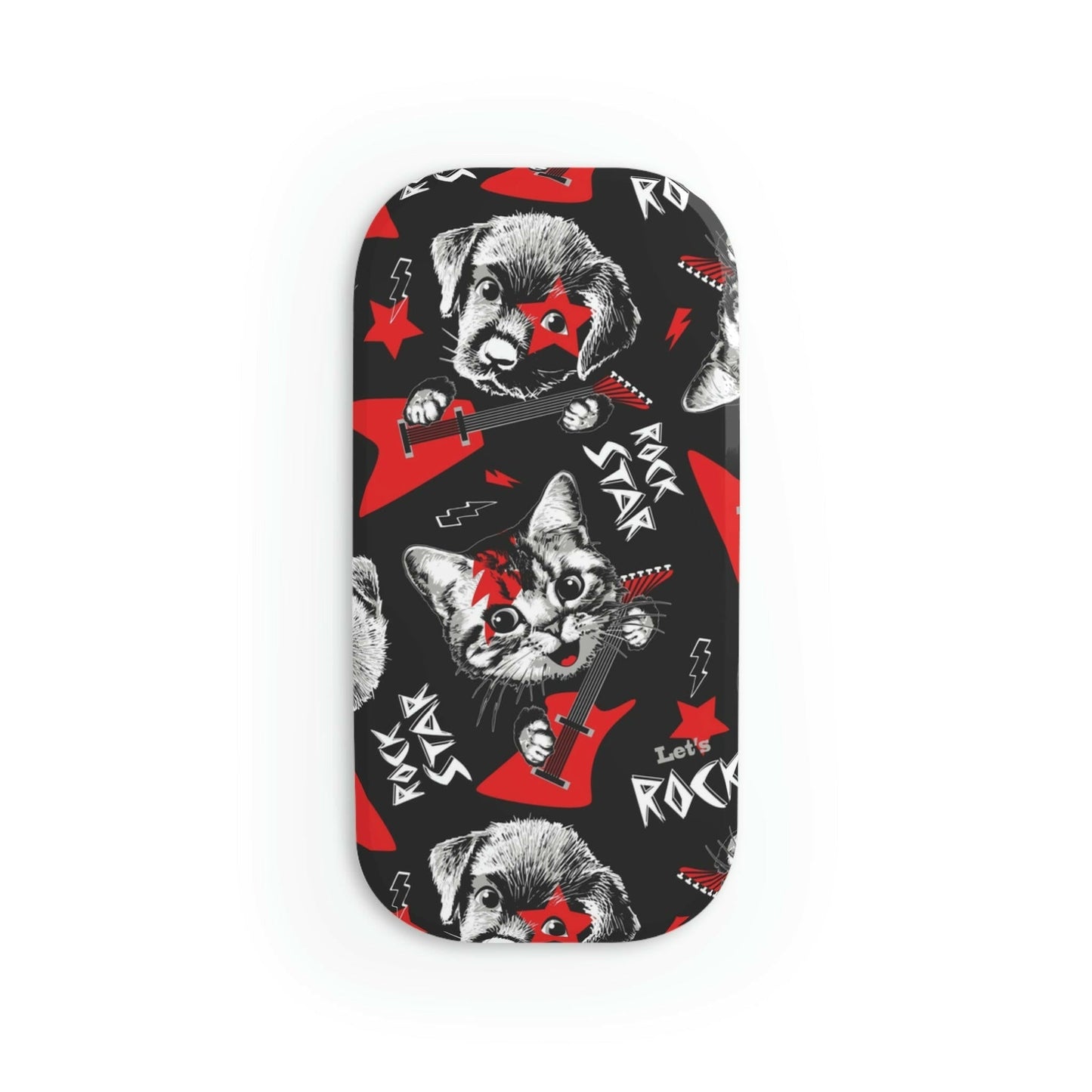 Rockstar Cat Phone Click - On Grip - Accessories - Epileptic Al’s Shop