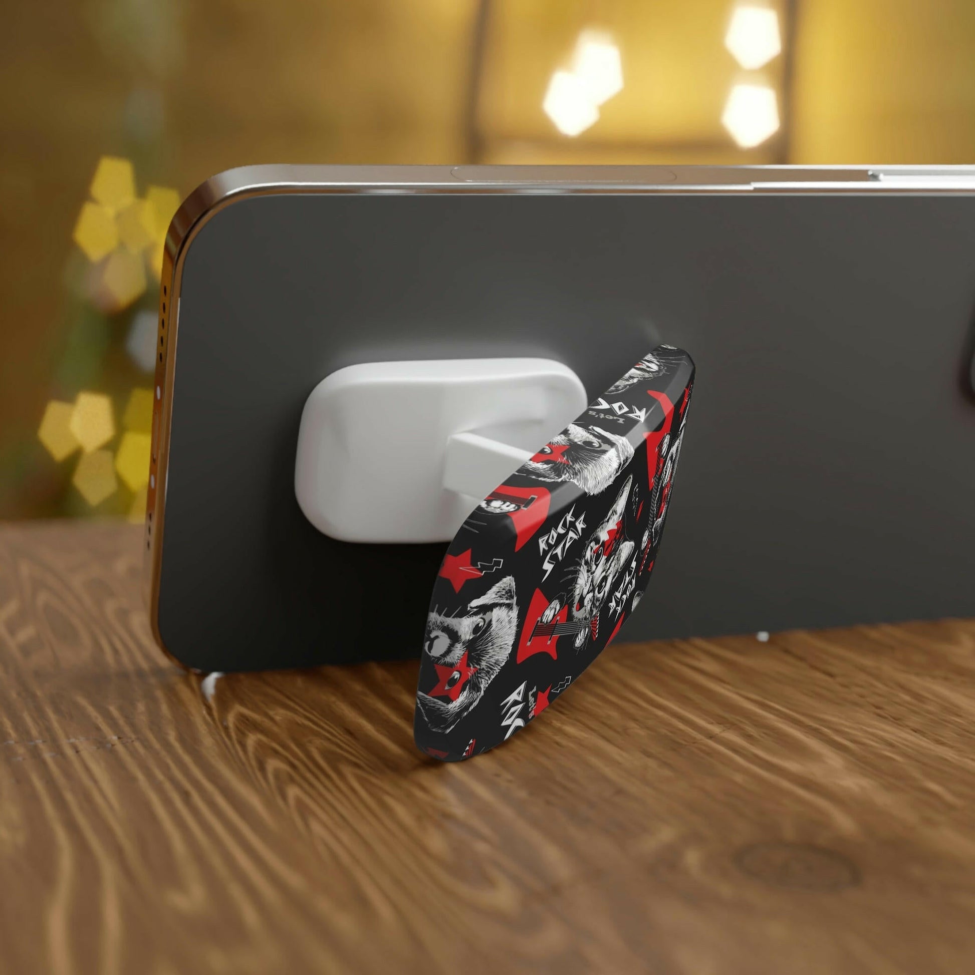 Rockstar Cat Phone Click - On Grip - Accessories - Epileptic Al’s Shop