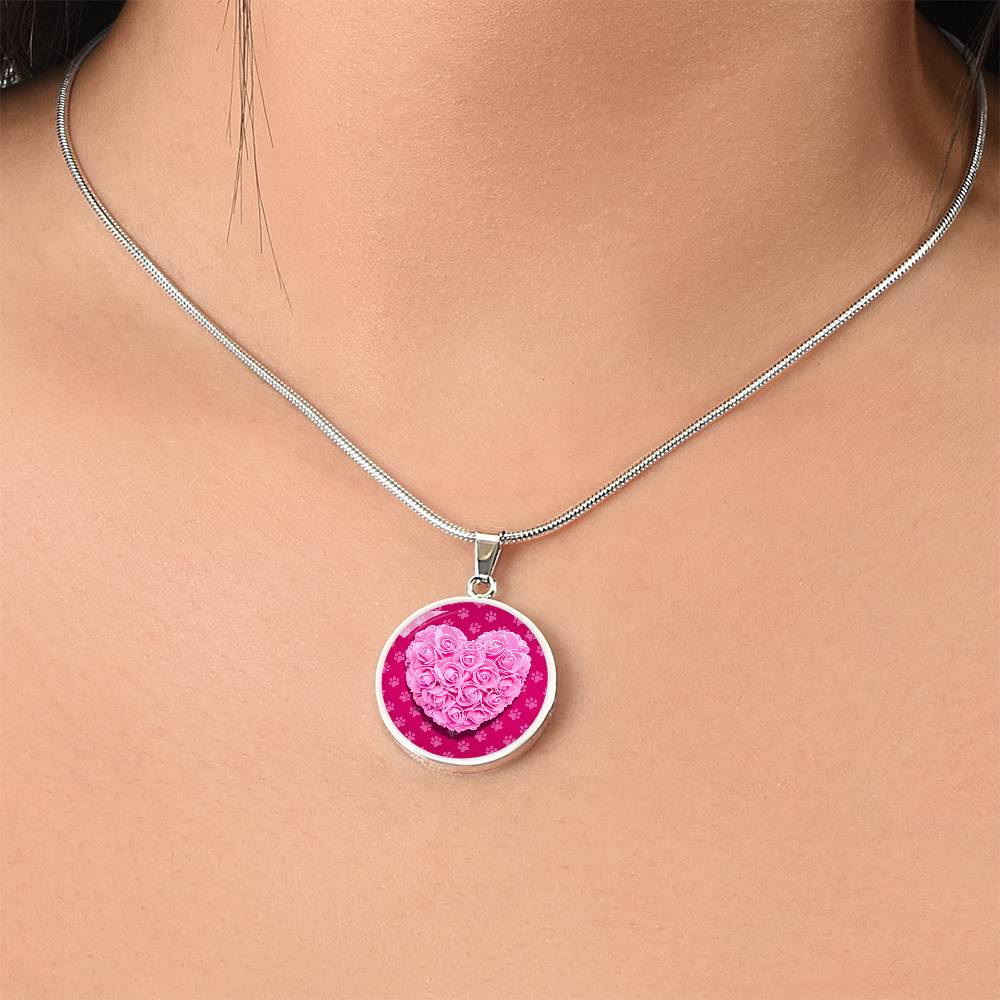 Rose Heart Necklace - Jewelry - Epileptic Al’s Shop