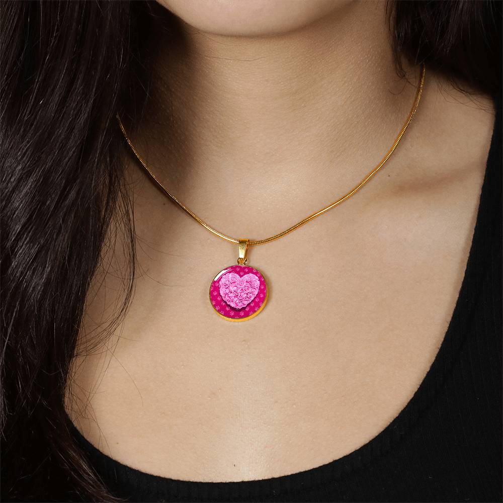 Rose Heart Necklace - Jewelry - Epileptic Al’s Shop