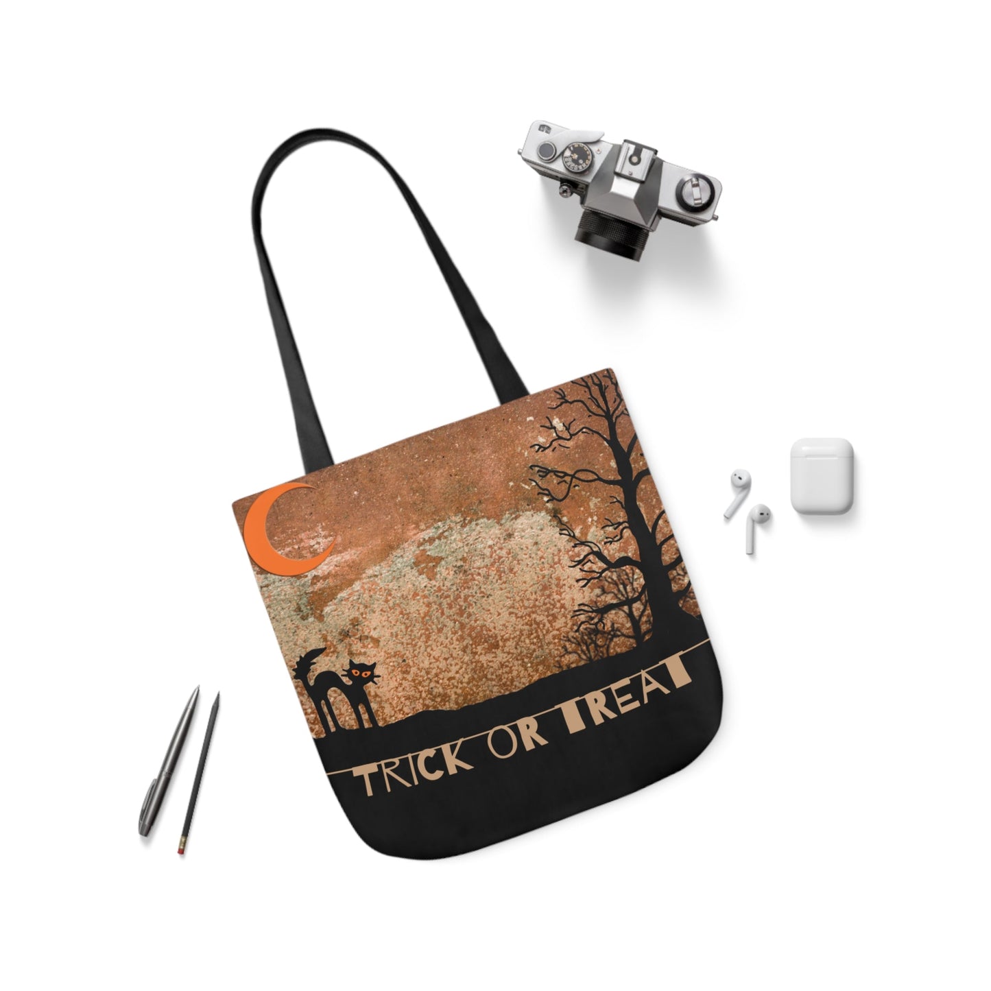 Scaredy Cat Trick or Treat Canvas Tote Bag - Accessories - EpiAl's Shop