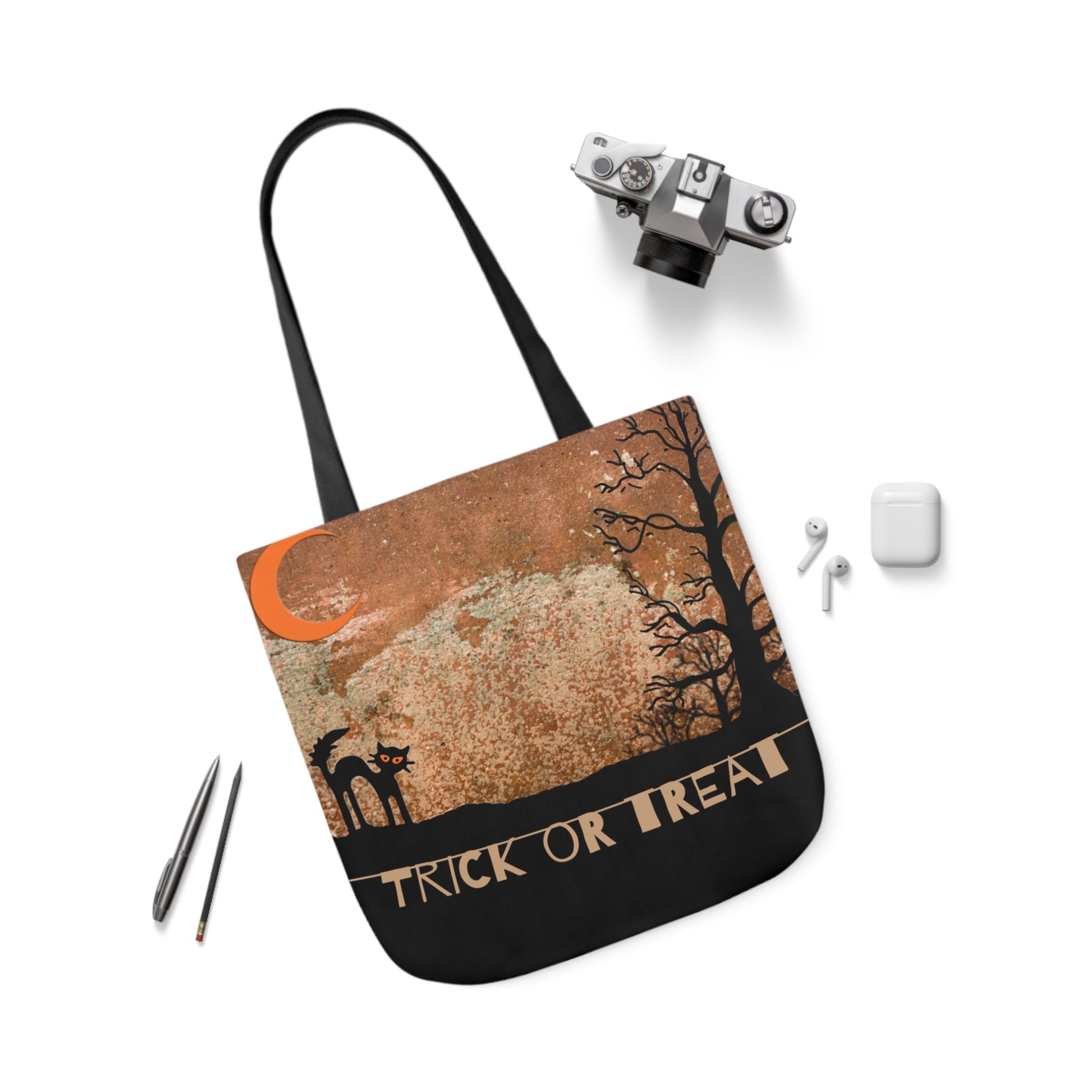 Scaredy Cat Trick or Treat Canvas Tote Bag - Accessories - EpiAl's Shop