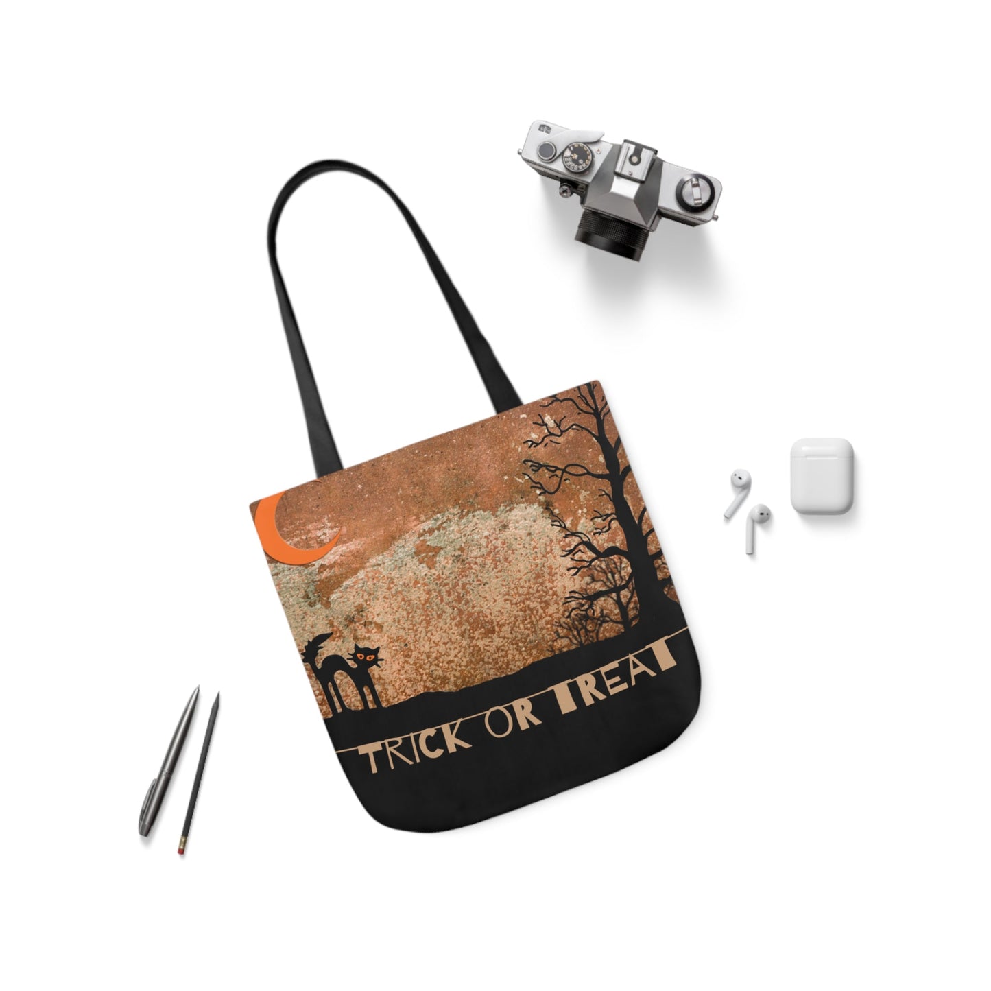 Scaredy Cat Trick or Treat Canvas Tote Bag - Accessories - EpiAl's Shop