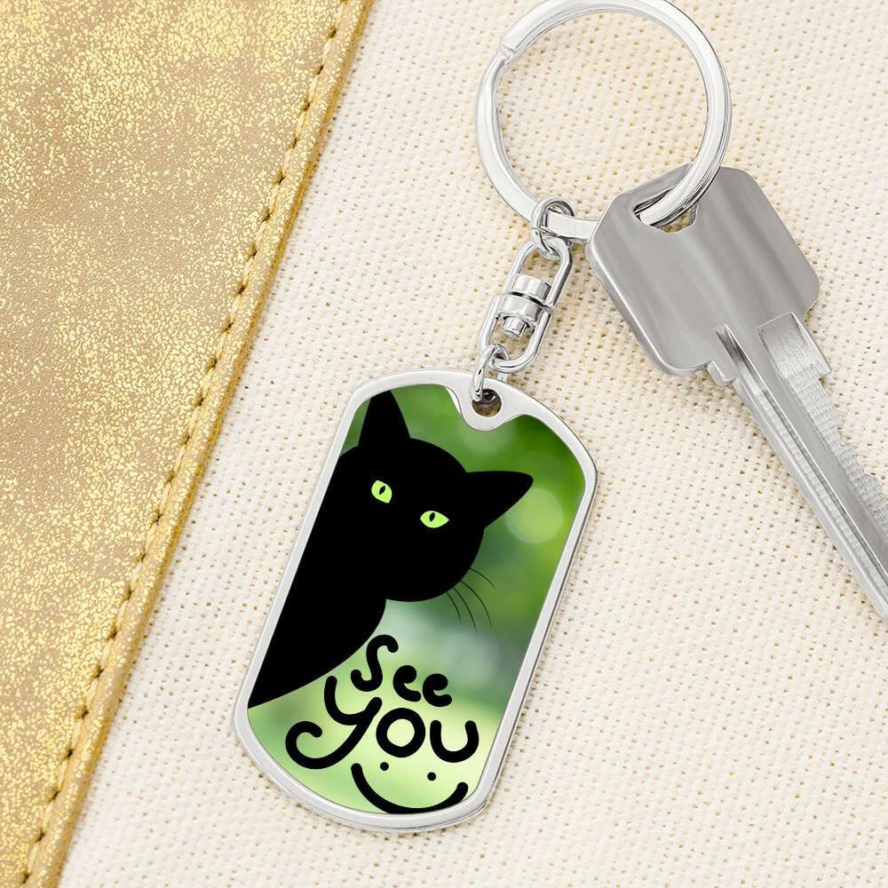 See You Keychain - Jewelry - Epileptic Al’s Shop