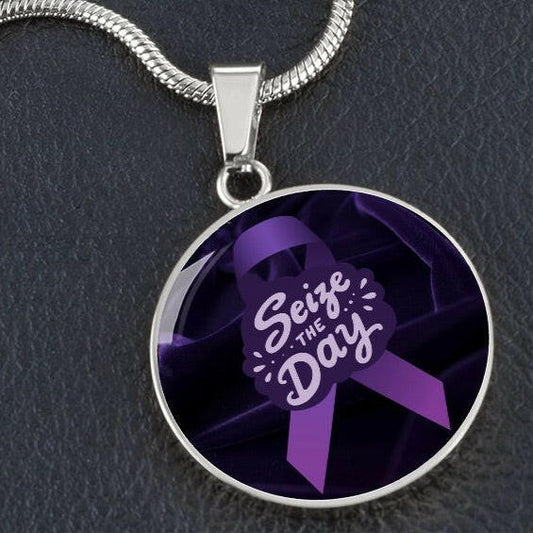 Seize the Day Epilepsy Awareness Necklace - Jewelry - Epileptic Al’s Shop