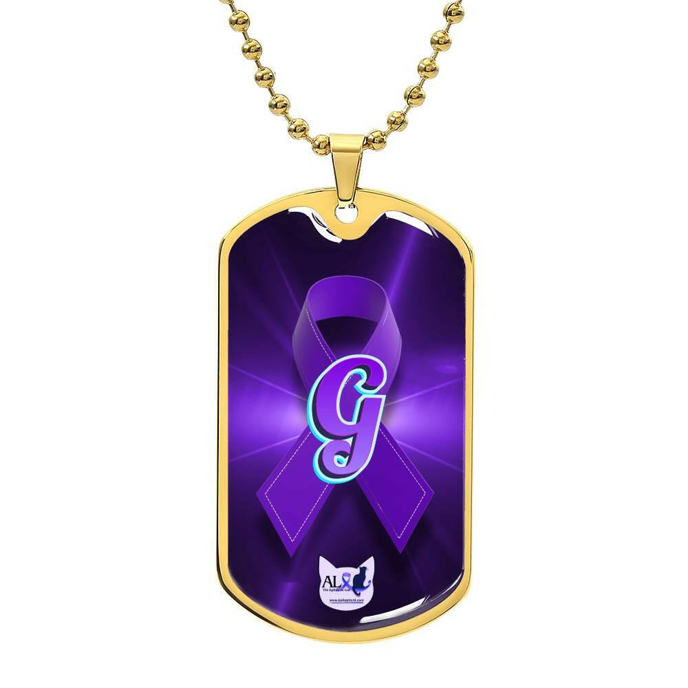 Seize the Day Initial Necklace G - Jewelry - Epileptic Al’s Shop