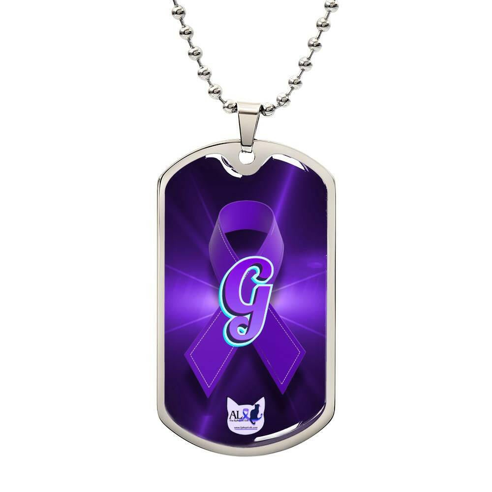 Seize the Day Initial Necklace G - Jewelry - Epileptic Al’s Shop