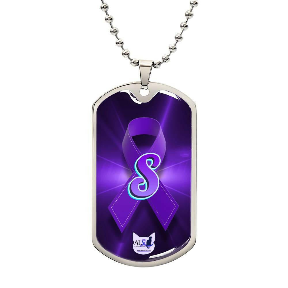 Seize the Day Initial Necklace S - Jewelry - Epileptic Al’s Shop