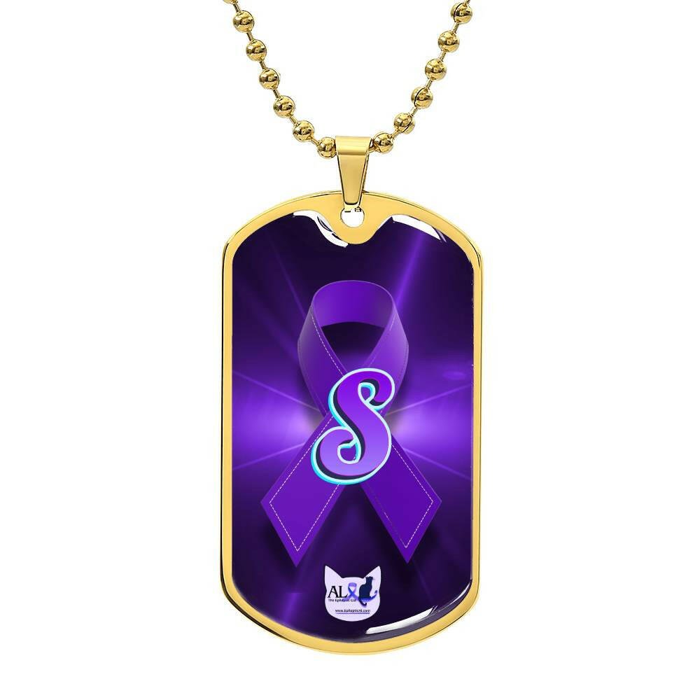 Seize the Day Initial Necklace S - Jewelry - Epileptic Al’s Shop