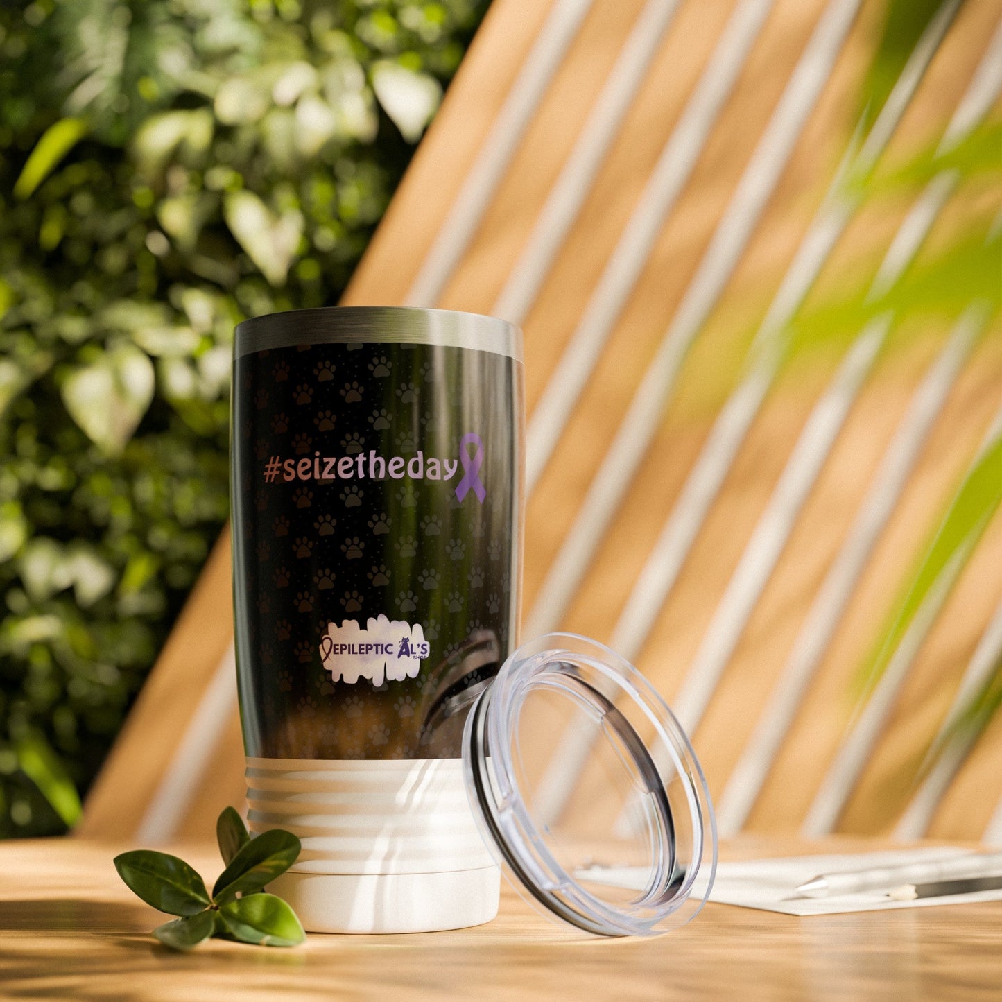 Seize the Day Ringneck Tumbler, 20oz - Mug - Epileptic Al’s Shop