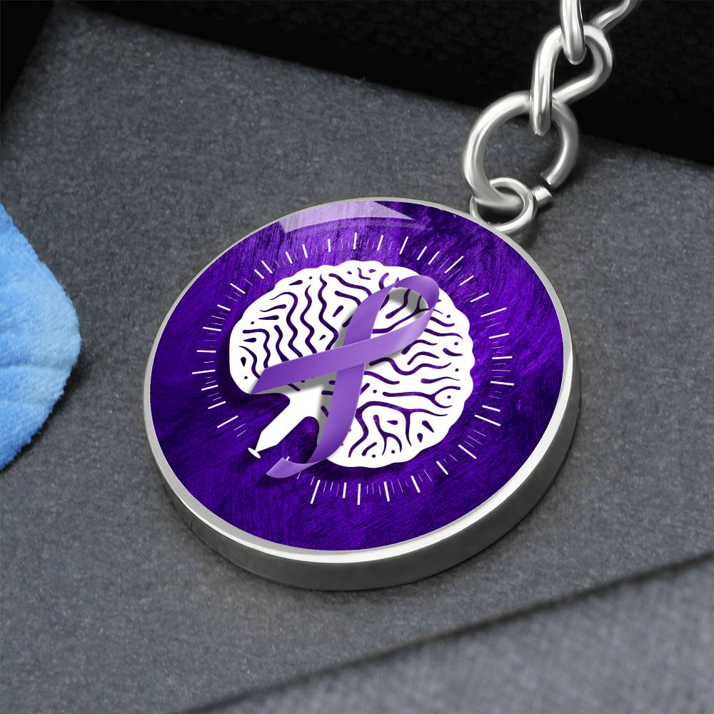 Seizure Awareness Keychain - Jewelry - Epileptic Al’s Shop