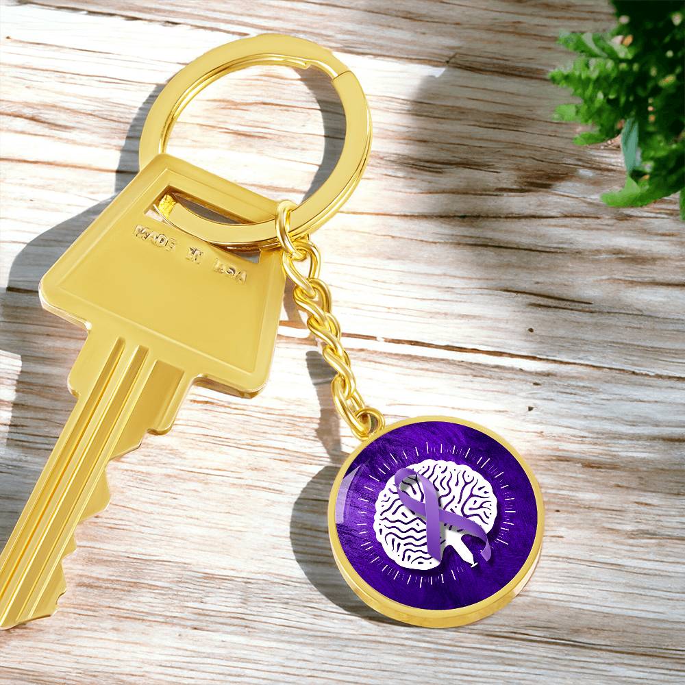 Seizure Awareness Keychain - Jewelry - Epileptic Al’s Shop