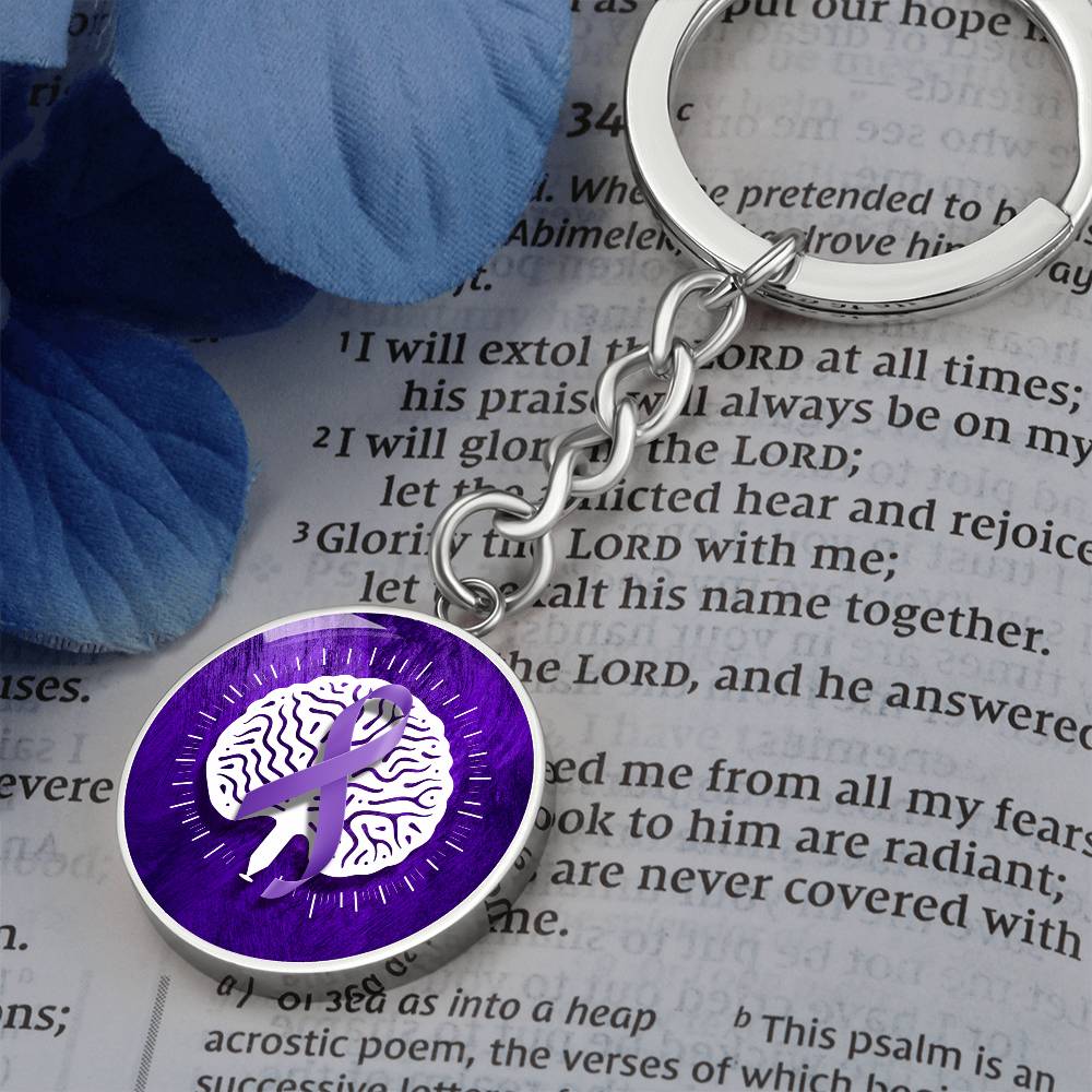 Seizure Awareness Keychain - Jewelry - Epileptic Al’s Shop